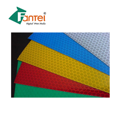 ISO reflektierender Flex Banner 50M, reflektierendes Blatt PVCs für Zeichen-Platten-Drucken