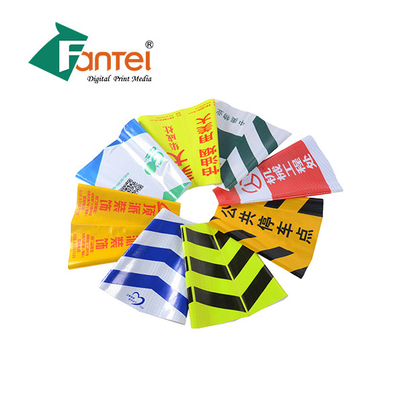 Verkehr reflektierender Flex Banner A4, PVC-Sicherheits-reflektierendes Material