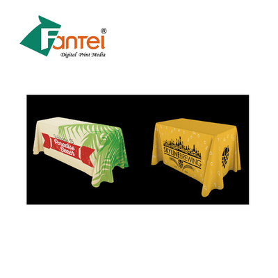 Matte Pull Up Display Banners, Polyester-Twill-Gewebe für Tabelle Colth