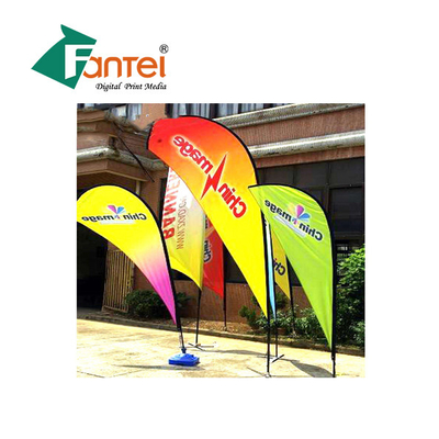 Polyester Mesh Fabric Dye Sublimation im Freien personifizierte Rollenoben Fahne